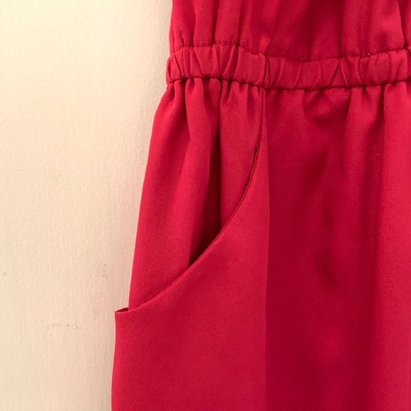 Imaginary Voyage Racerback Ruffle Dress Pockets S - Picture 4 of 6